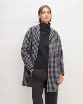 womens-italian-rewool-cocoon-coat-grey-charcoal-navy-check | primary