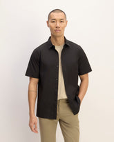 mens-supima-ss-poplin-shirt-black | primary