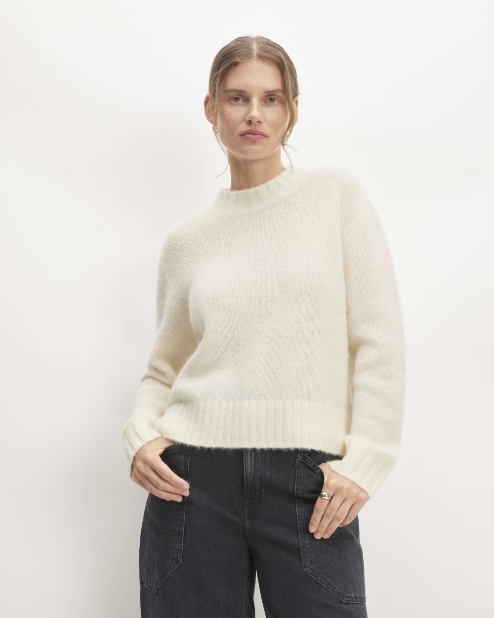 womens-alpaca-cropped-crewneck-sweater-snow | primary