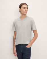 mens-organic-cotton-v-neck-tee-heather-grey | primary