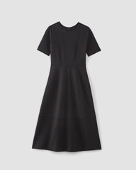 womens-dream-short-sleeve-dress-black | alt