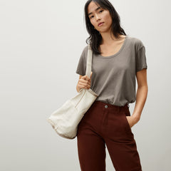 womens-air-scoop-neck-tee-clay | primary