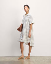 womens-linen-day-tripper-dress-bone-navy | primary