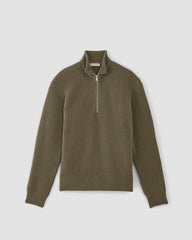 mens-felted-merino-half-zip-sweater-kalamata | alt