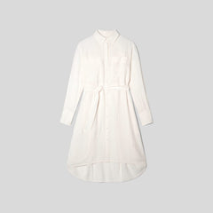 womens-city-stripe-draped-shirt-dress-bone | alt