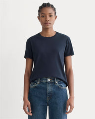 womens-organic-cotton-box-cut-tee-navy | primary