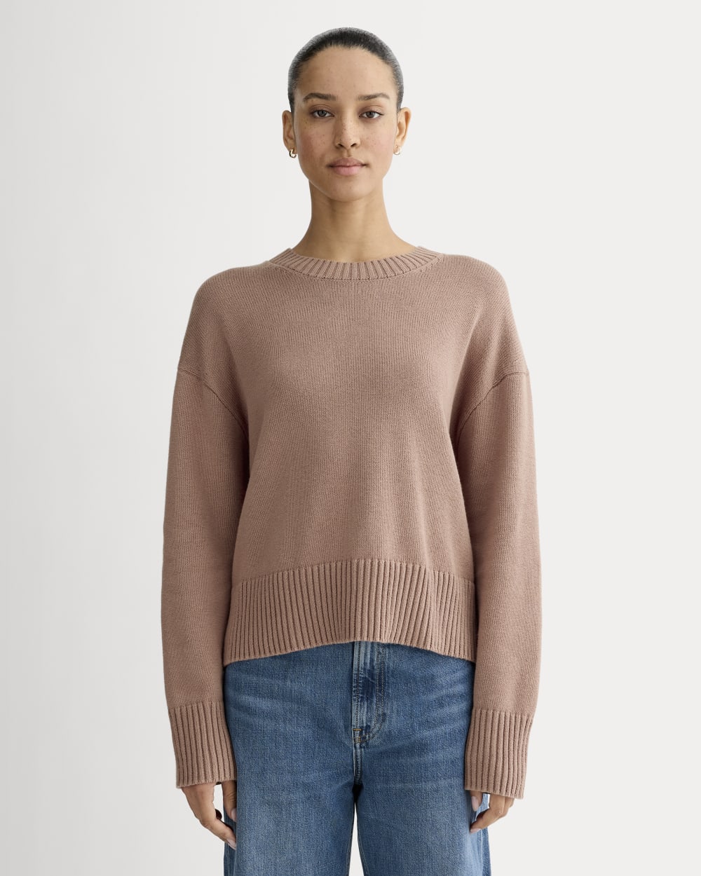 womens-organic-cotton-crew-sweater-rose-dusk | primary