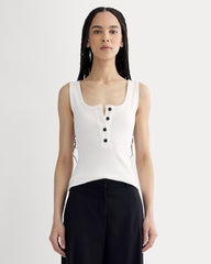 womens-selfie-henley-tank-white | primary