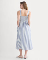 womens-gauze-smock-dress-white-mazarine-blue