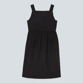 womens-seersucker-midi-dress-black