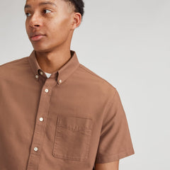 mens-organic-short-sleeve-oxford-shirt-cocoa-brown