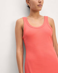 womens-ribbed-tank-dress-coral