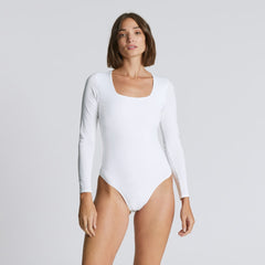 womens-long-sleeve-square-bodysuit-bikini-white