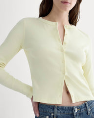 womens-selfie-cardigan-light-yellow