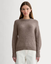 womens-alpaca-ribbed-cocoon-crew-taupe-melange | primary