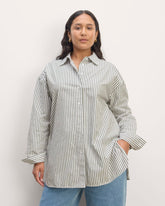 womens-supima-cotton-boyfriend-shirt-white-moss-green | primary