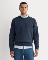 mens-luxe-merino-dblknit-sweater-indigo | primary