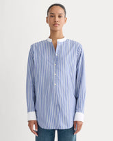 womens-oversized-shirt-cotton-dutch-blue-bone-stripe | primary