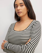 womens-supima-micro-rib-ls-scoop-tee-bone-black | primary