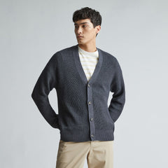 mens-no-sweat-ribbed-cardigan-heather-ash | primary