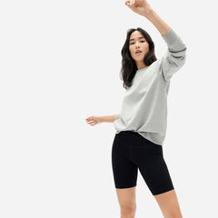 womens-uni-french-terry-crew-hthr-grey | alt