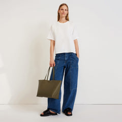 womens-luxe-medium-italian-leather-tote-beech | alt