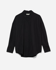 womens-oversized-poplin-shirt-black | alt