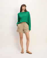 womens-easy-chino-long-short-trench-coat-khaki | primary