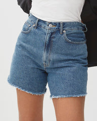 womens-a-line-denim-short-med-indigo | primary