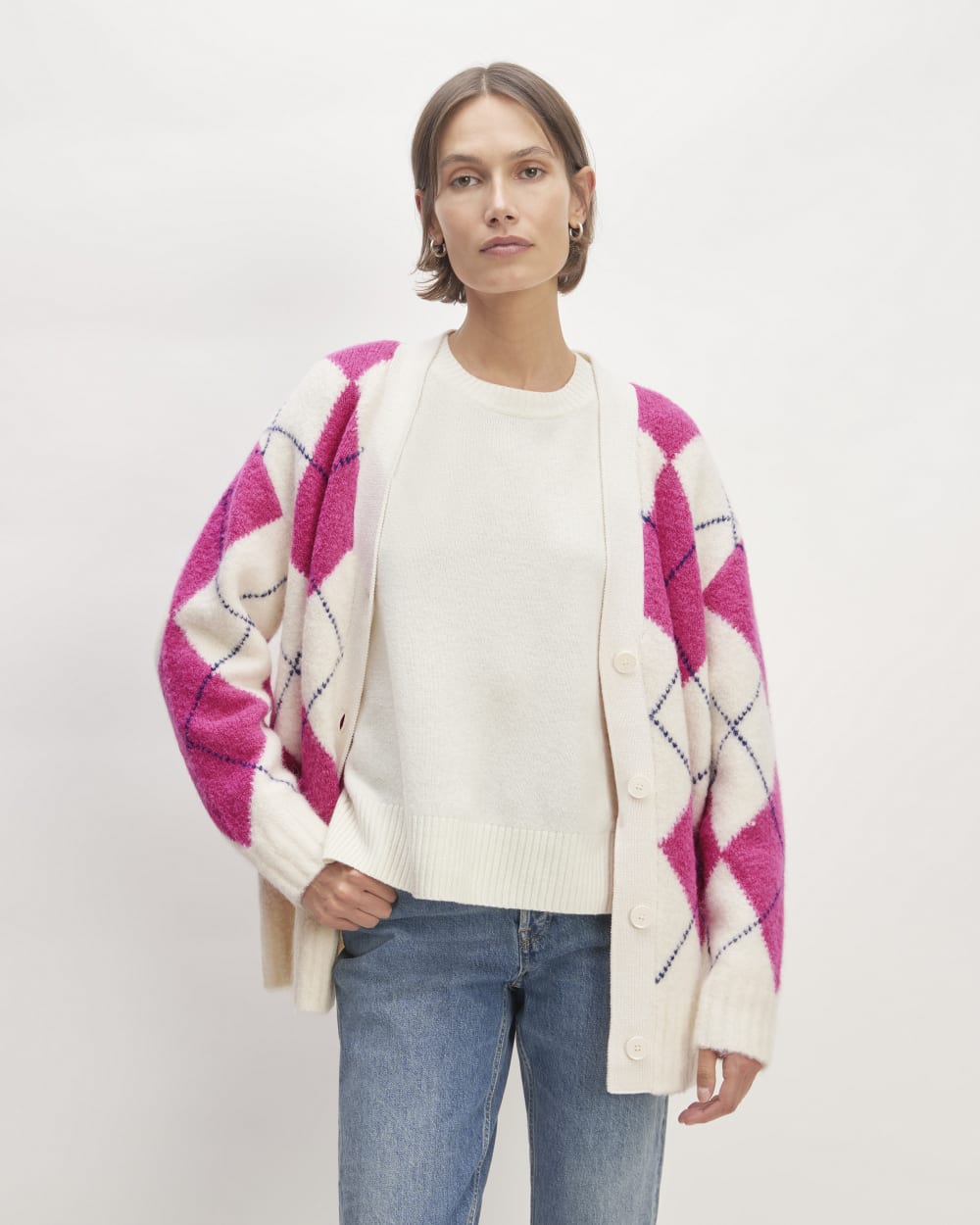 womens-superfuzz-alpaca-cardigan-bone-fuschia-blue | primary
