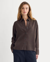 womens-boxy-shirt-in-buttersoft-coffee-bean | primary