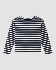 womens-modern-breton-tee-navy-bone | alt