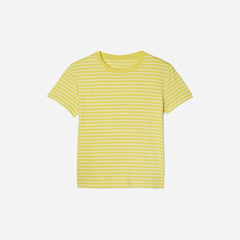 womens-organic-cotton-box-cut-tee-acacia-tan-stripe | alt