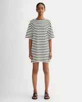 womens-mariner-dress-bone-black | primary