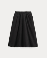 womens-gauze-tiered-skirt-black | alt