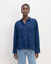 womens-tencel-boxy-shirt-bellwether-blue | primary