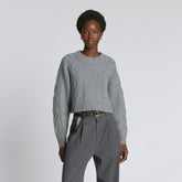 womens-felted-merino-cropped-cable-sweater-heathered-mid-grey | primary