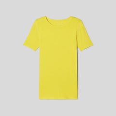 womens-supima-micro-rib-crew-yellow | alt