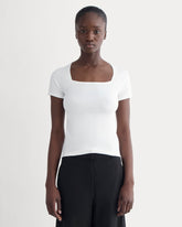 womens-form-square-neck-top-white | primary