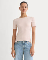womens-supima-micro-rib-ss-crew-soft-rose | primary