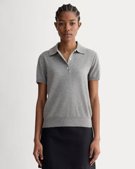 womens-polo-cotton-cashmere-heather-charcoal | primary