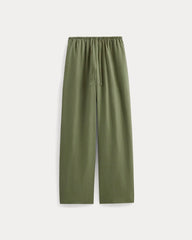 womens-drawstring-pant-in-linen-lichen-green | alt