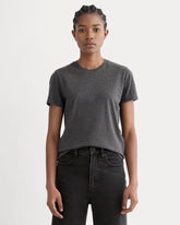 womens-organic-cotton-slim-crew-tee-heathered-soot | primary