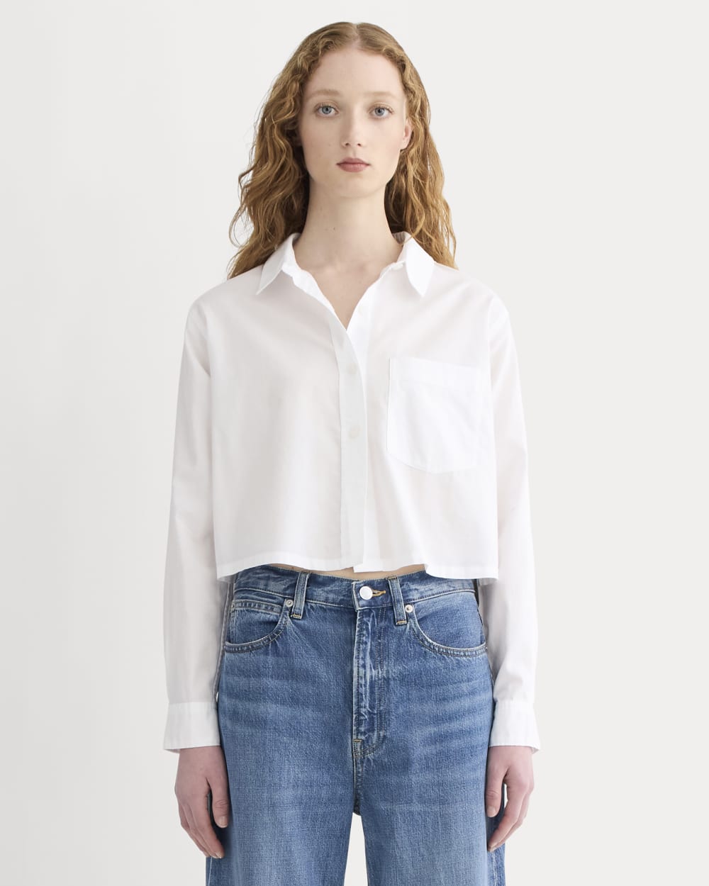 womens-silky-cttn-cropped-shirt-white | primary