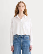 womens-silky-cttn-cropped-shirt-white | primary