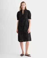 womens-eyelet-maxi-dress-black | primary