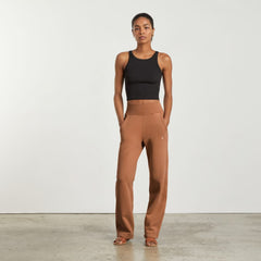 womens-high-waist-track-pant-tawny-brown | alt