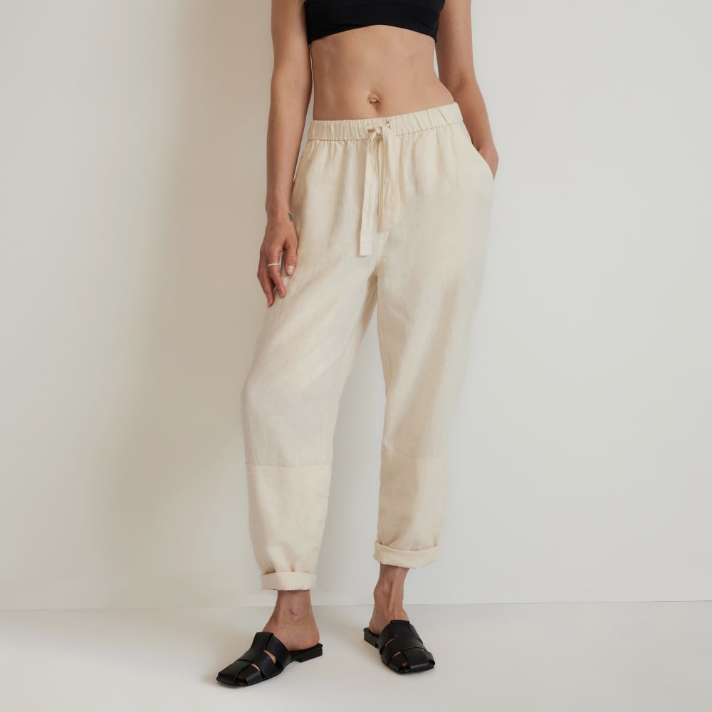 womens-linen-pull-on-barrel-pant-canvas | primary