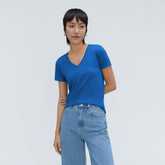 womens-organic-cotton-v-neck-lapis