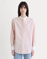 womens-oversized-shirt-cotton-pink-white-stripe | primary
